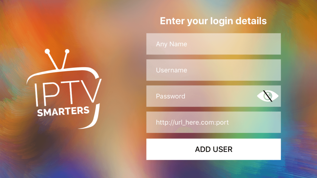 Configuration de IPTV Smarters